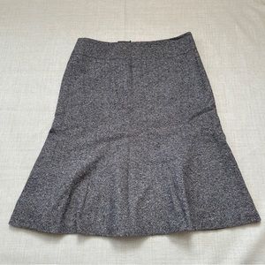 Talbots Petite Wool/Silk Blend Fit and Flare Short Skirt